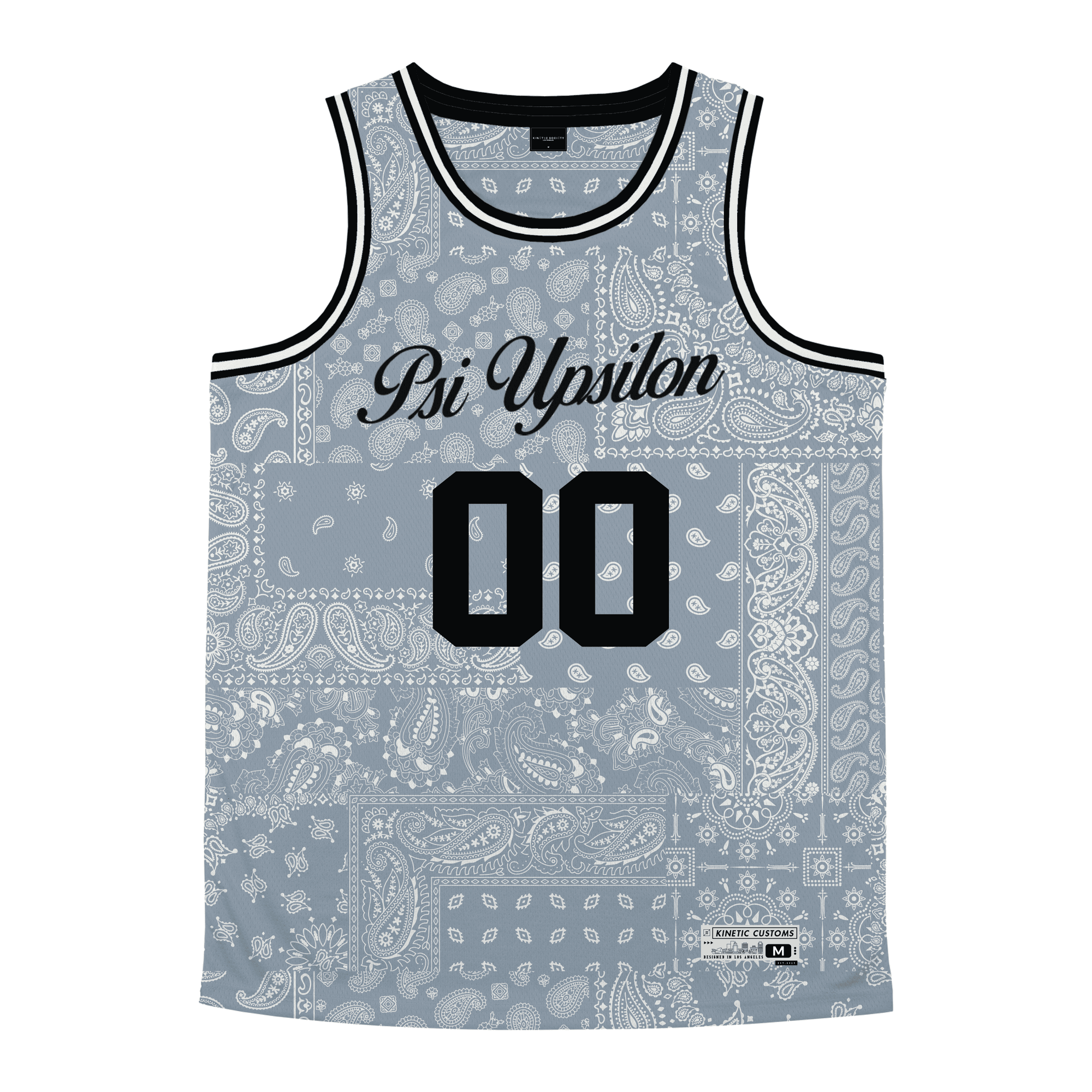Psi Upsilon - Slate Bandana - Basketball Jersey