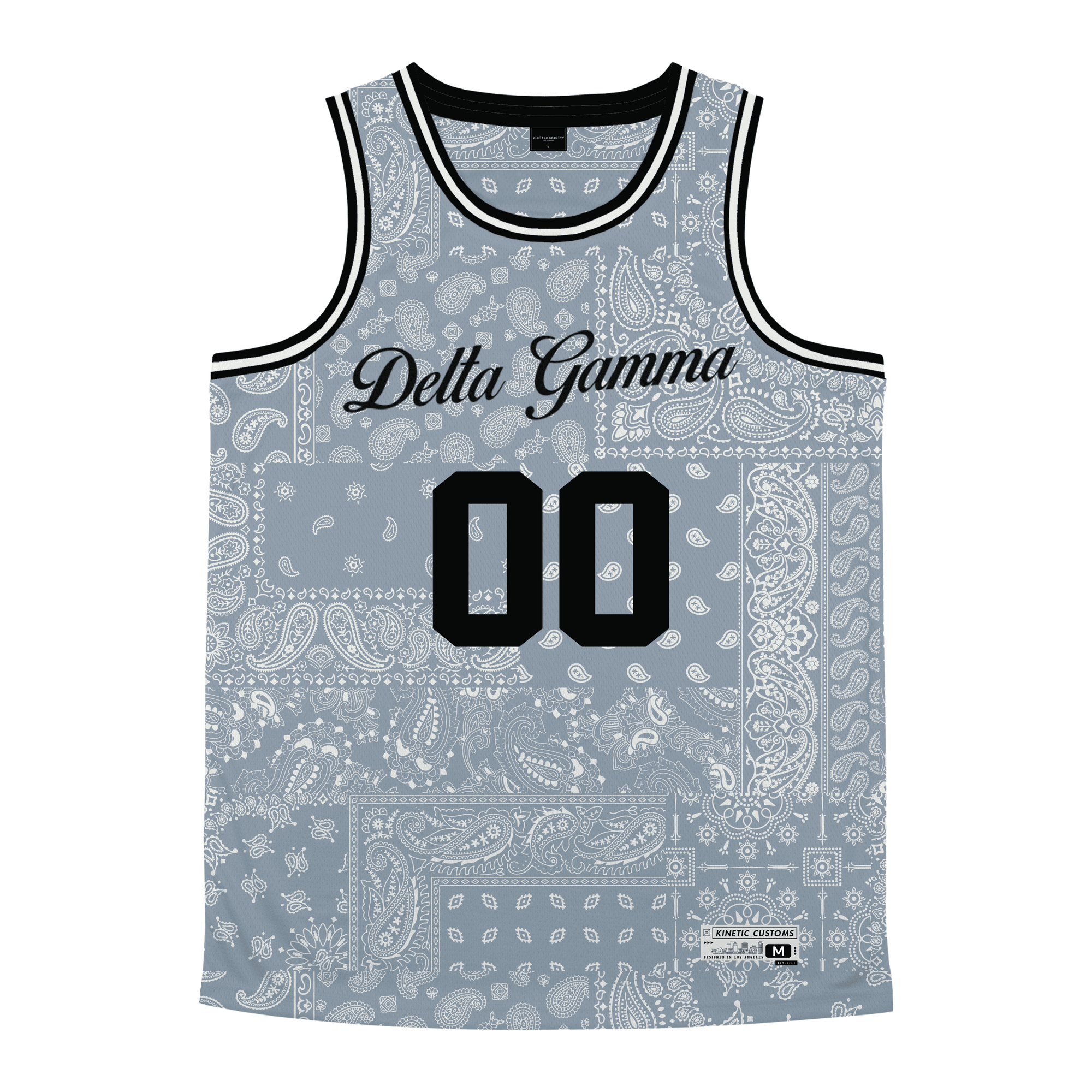 Delta Gamma - Slate Bandana - Basketball Jersey