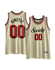 Kinetic ID - Vintage Cream Basketball Jersey