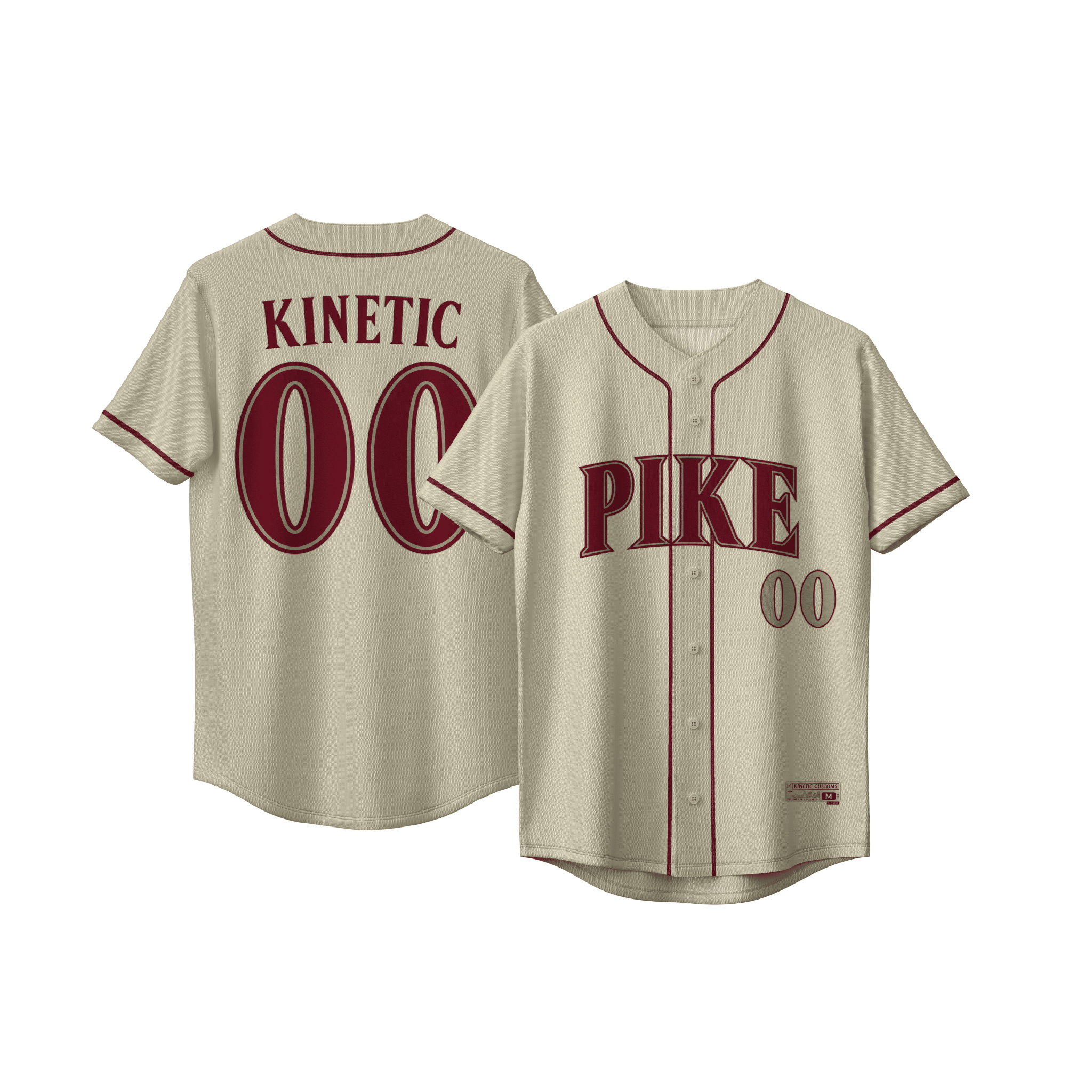Pi Kappa Alpha - Cream Baseball Jersey – Kinetic Society LLC
