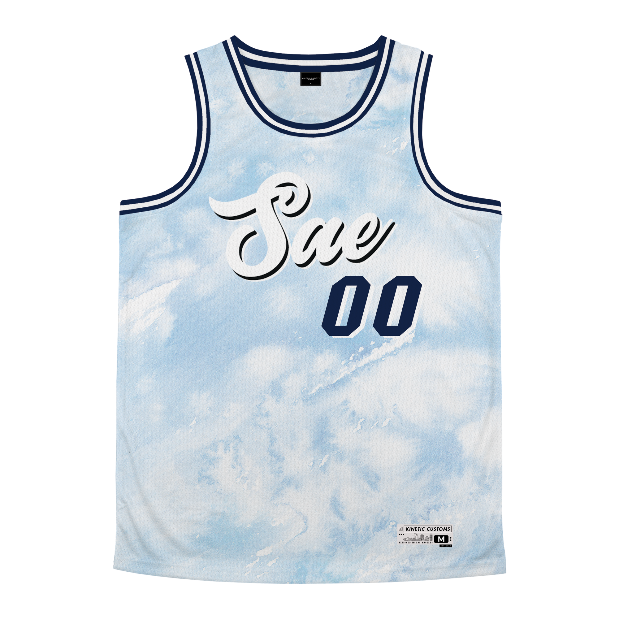 Sigma Alpha Epsilon - Blue Sky Basketball Jersey