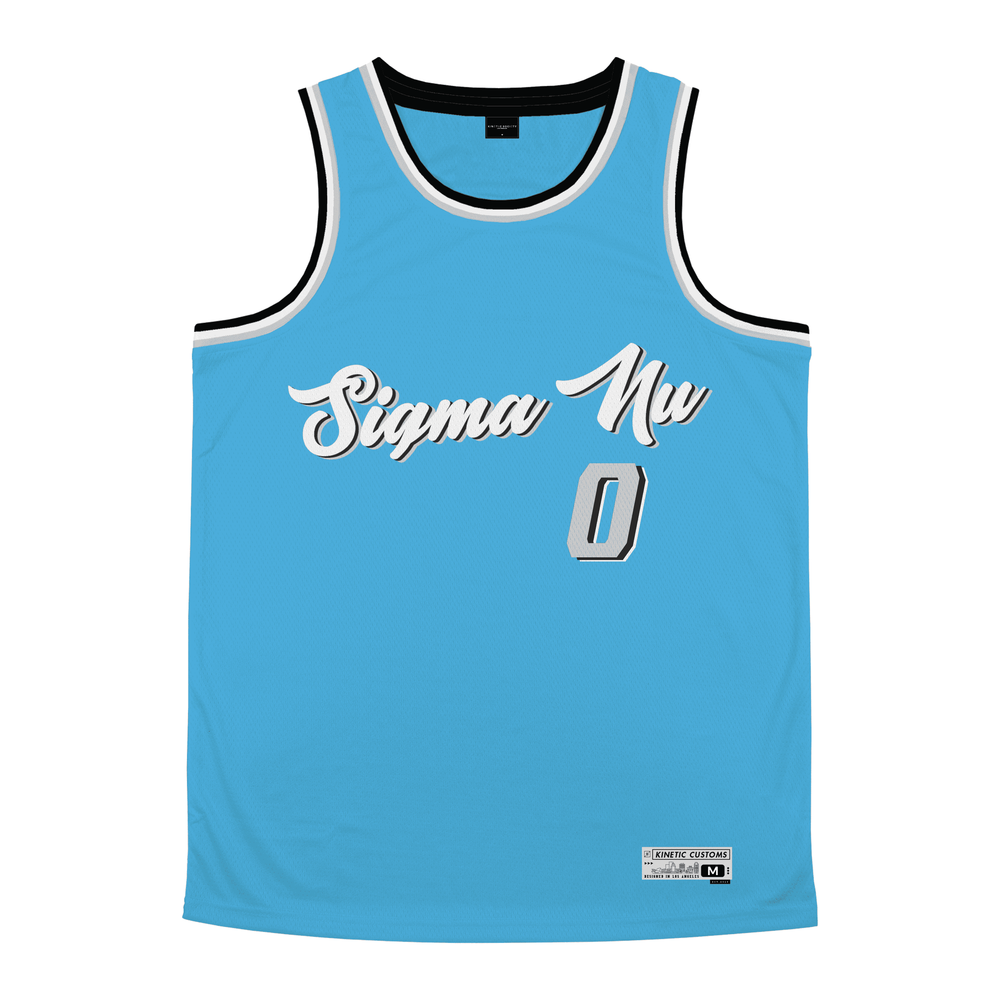 Sigma Nu - Pacific Mist Basketball Jersey