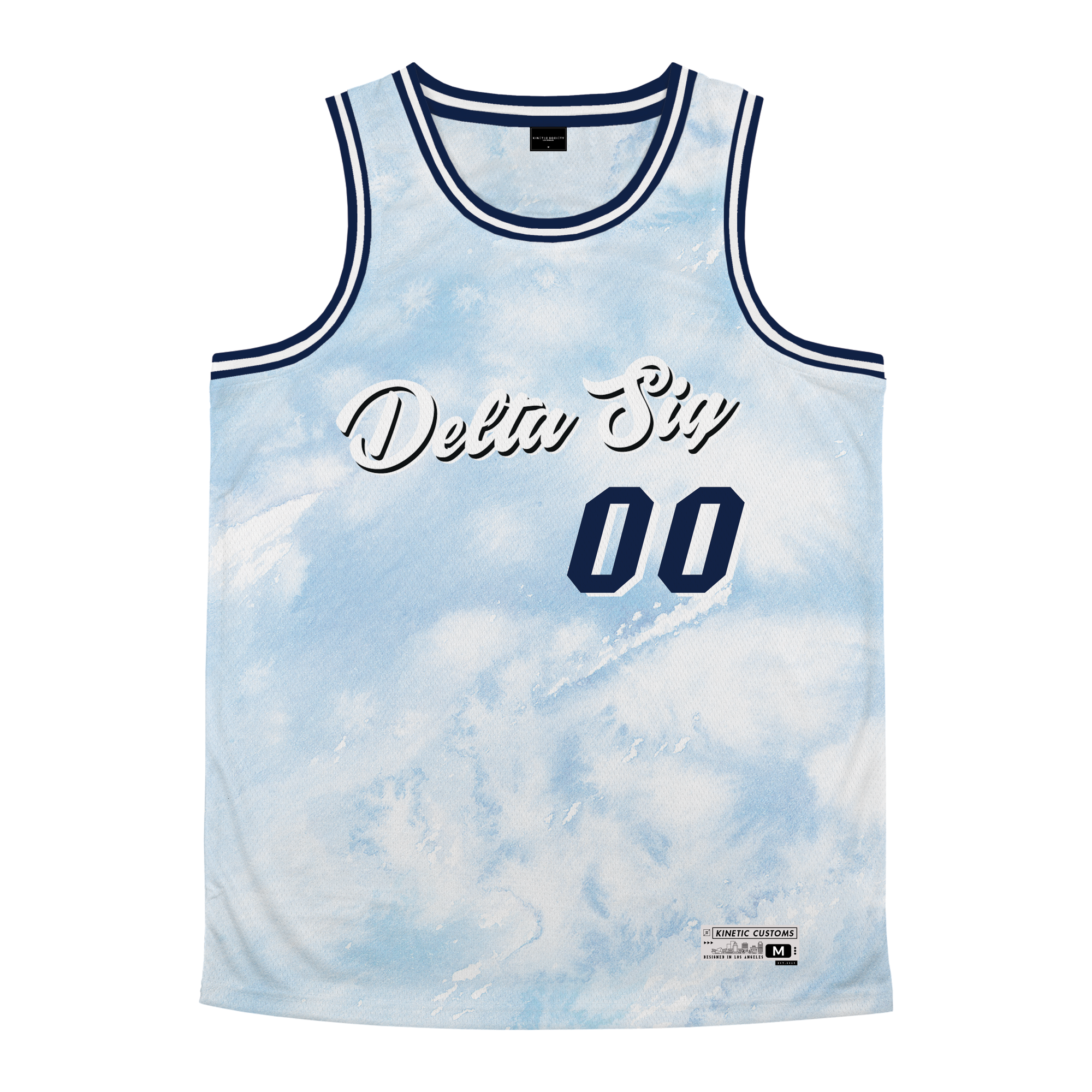 Delta Sigma Phi - Blue Sky Basketball Jersey