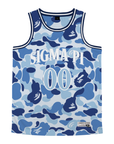 Sigma Pi - Blue Camo Basketball Jersey