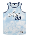 Alpha Gamma Rho - Blue Sky Basketball Jersey