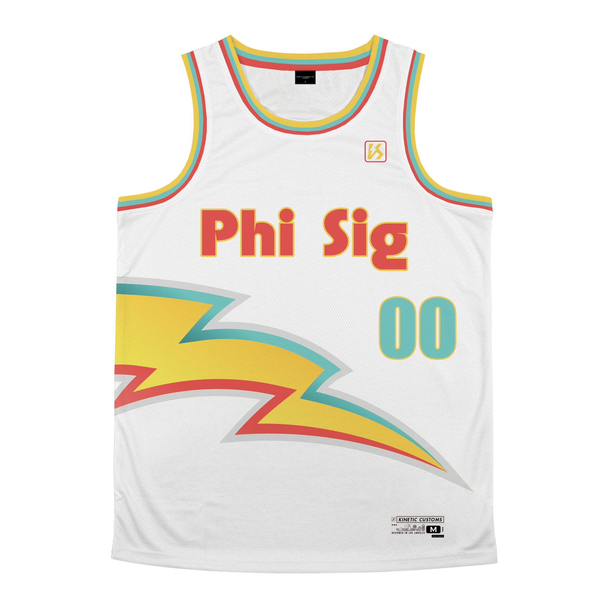 Phi Sigma Kappa - Bolt Basketball Jersey