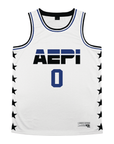Alpha Epsilon Pi - Black Star Basketball Jersey