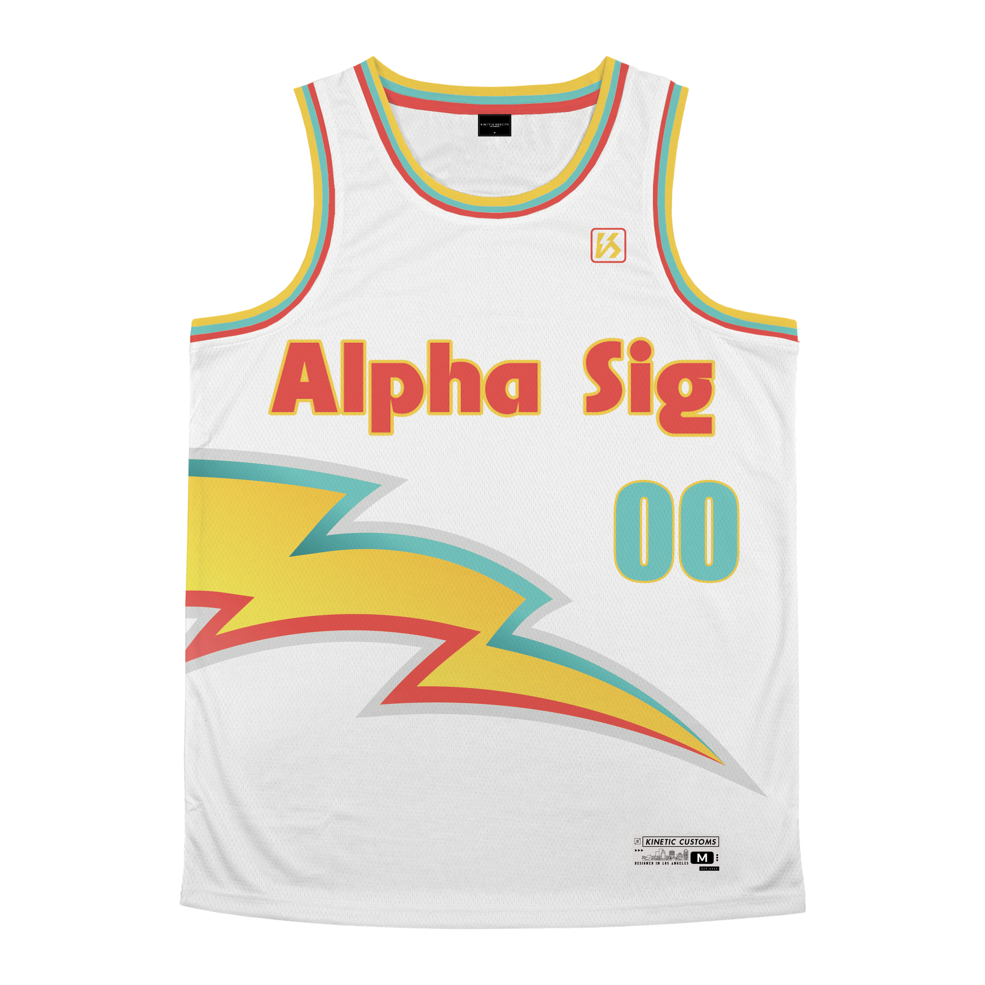 Alpha Sigma Phi - Bolt Basketball Jersey