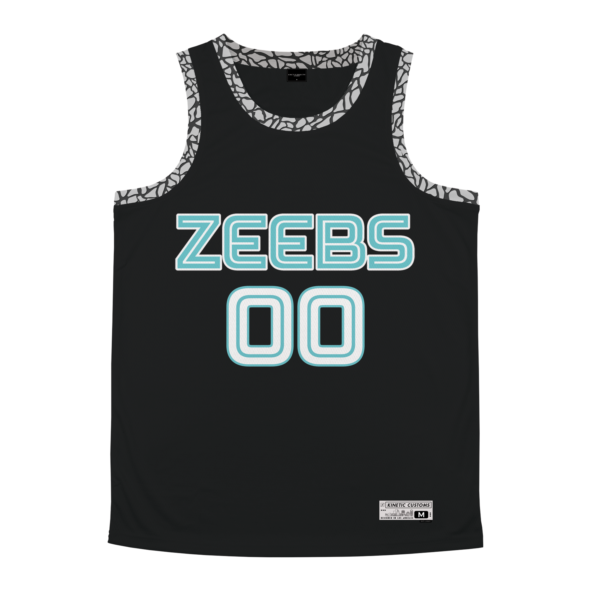 Zeta Beta Tau - Cement Basketball Jersey