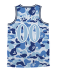 Kinetic ID - Blue Camo Basketball Jersey