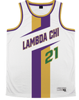 Lambda Chi Alpha - Middle Child Basketball Jersey Premium Basketball Kinetic Society LLC 