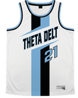 Theta Delta Chi - Middle Child Basketball Jersey Premium Basketball Kinetic Society LLC 