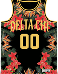 Delta Chi - Orchid Paradise Basketball Jersey - Kinetic Society
