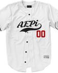Alpha Epsilon Pi - Classic Ballpark Red Baseball Jersey