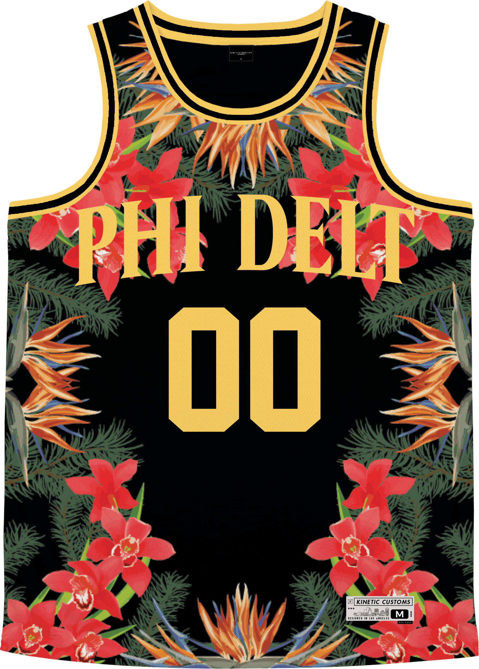 Phi Delta Theta - Tropical Basketball Jersey – Kinetic Society LLC
