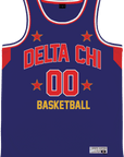 Delta Chi - Retro Ballers Basketball Jersey Premium Basketball Kinetic Society LLC 