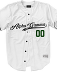 Alpha Gamma Rho - Classic Ballpark Green Baseball Jersey