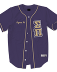 Sigma Pi - The Block Baseball Jersey Premium Baseball Kinetic Society LLC 