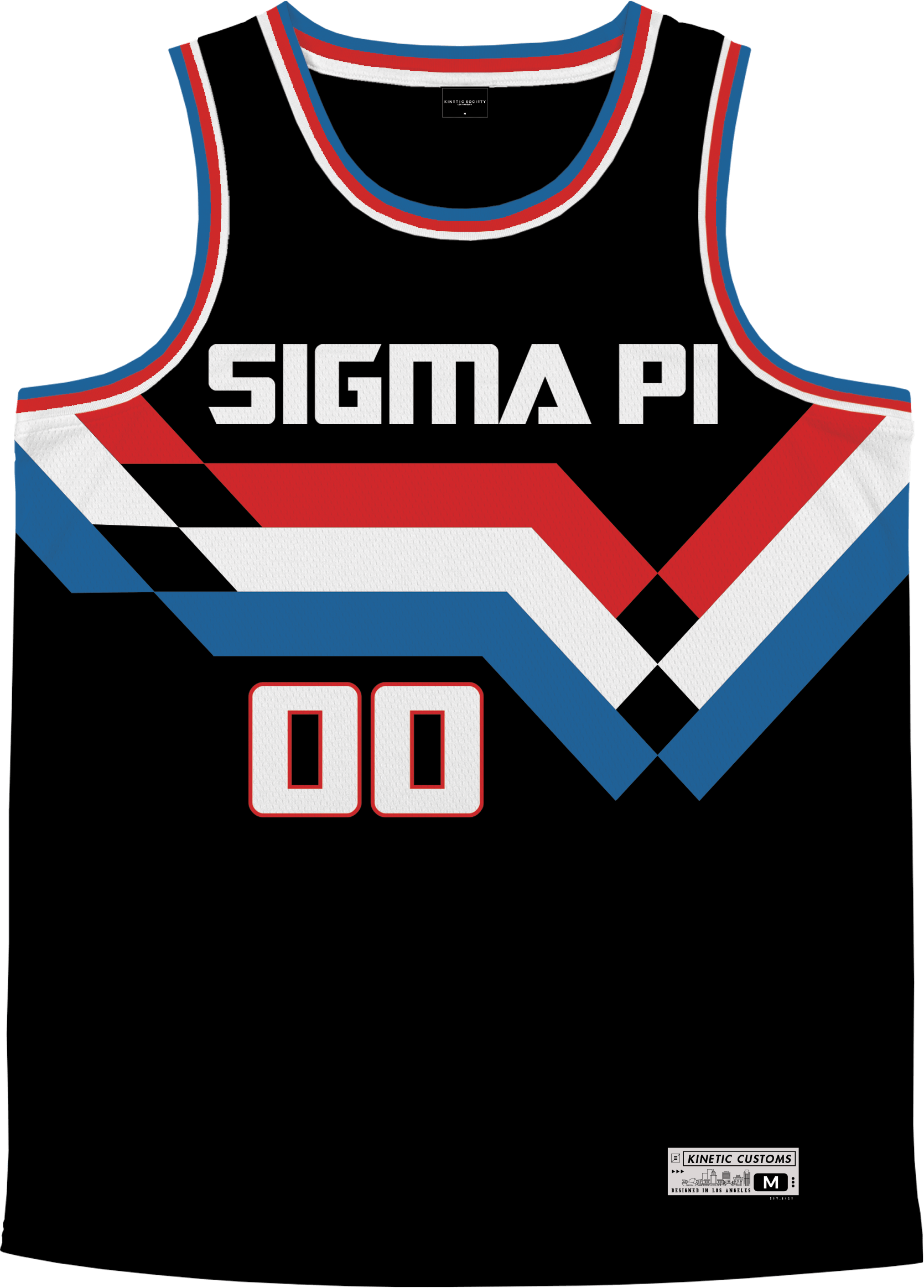 Sigma Pi - Victory Streak Basketball Jersey - Kinetic Society