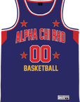 Alpha Chi Rho - Retro Ballers Basketball Jersey Premium Basketball Kinetic Society LLC 