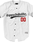 Kappa Delta Rho - Classic Ballpark Red Baseball Jersey
