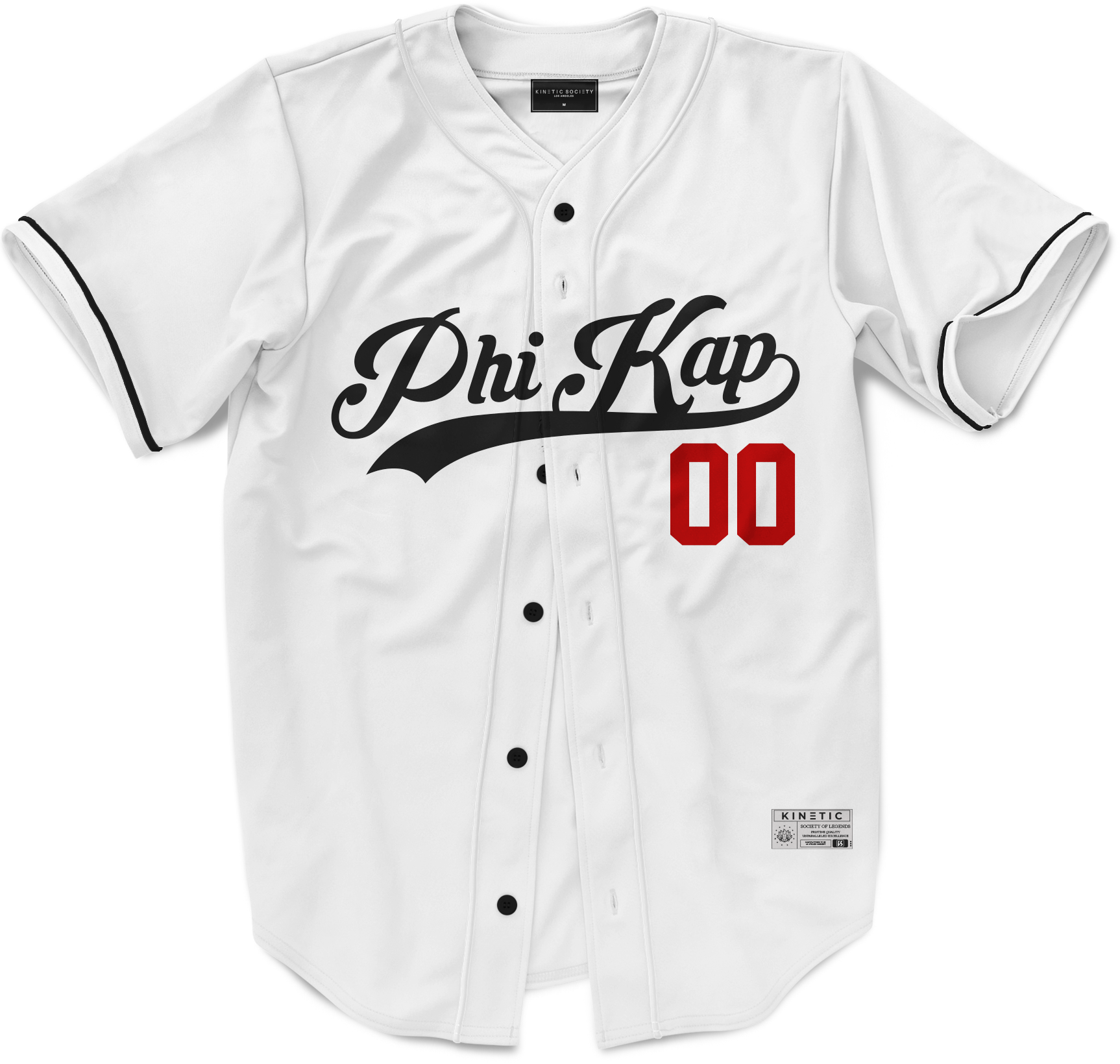 Phi Kappa Sigma - Classic Ballpark Red Baseball Jersey