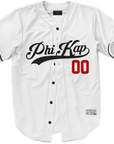 Phi Kappa Sigma - Classic Ballpark Red Baseball Jersey