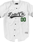 Delta Chi - Classic Ballpark Green Baseball Jersey