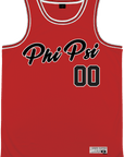 Phi Kappa Psi - Big Red Basketball Jersey - Kinetic Society