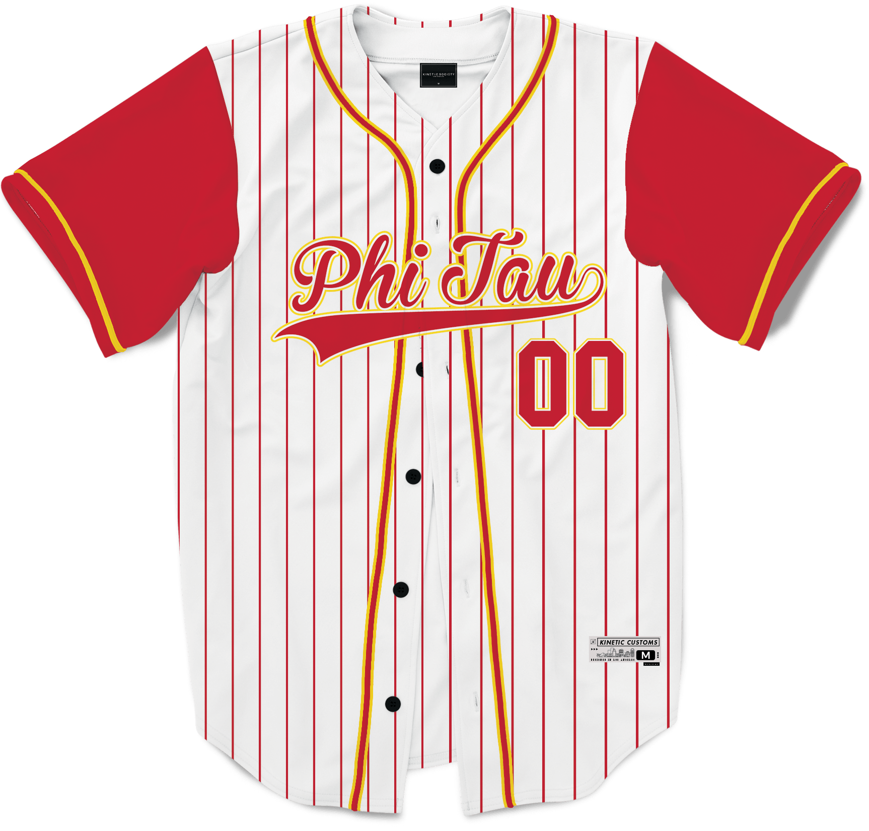 Phi Kappa Tau - House Baseball Jersey Premium Baseball Kinetic Society LLC 