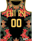 Chi Psi - Orchid Paradise Basketball Jersey - Kinetic Society