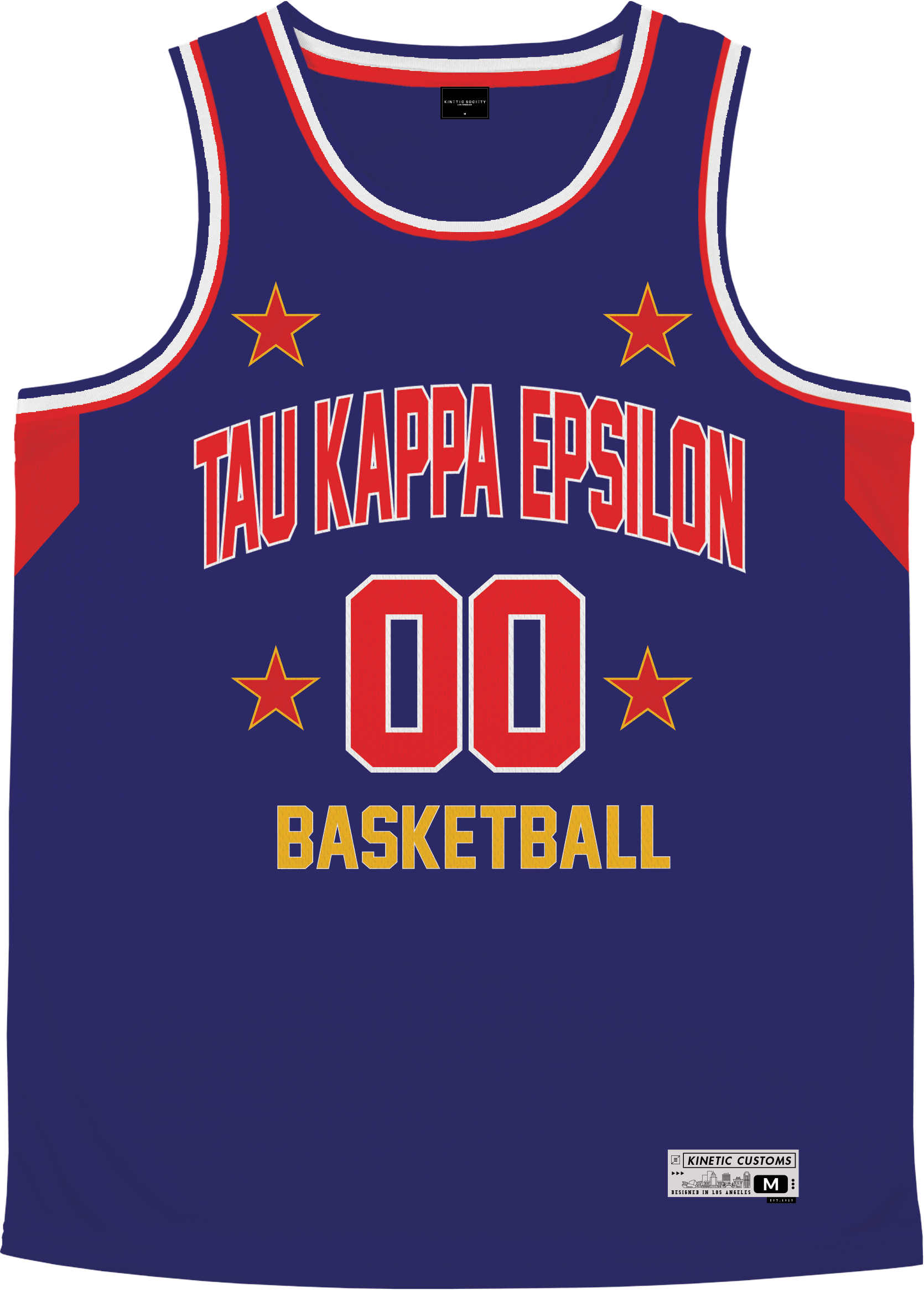 Tau Kappa Epsilon - Retro Ballers Basketball Jersey - Kinetic Society