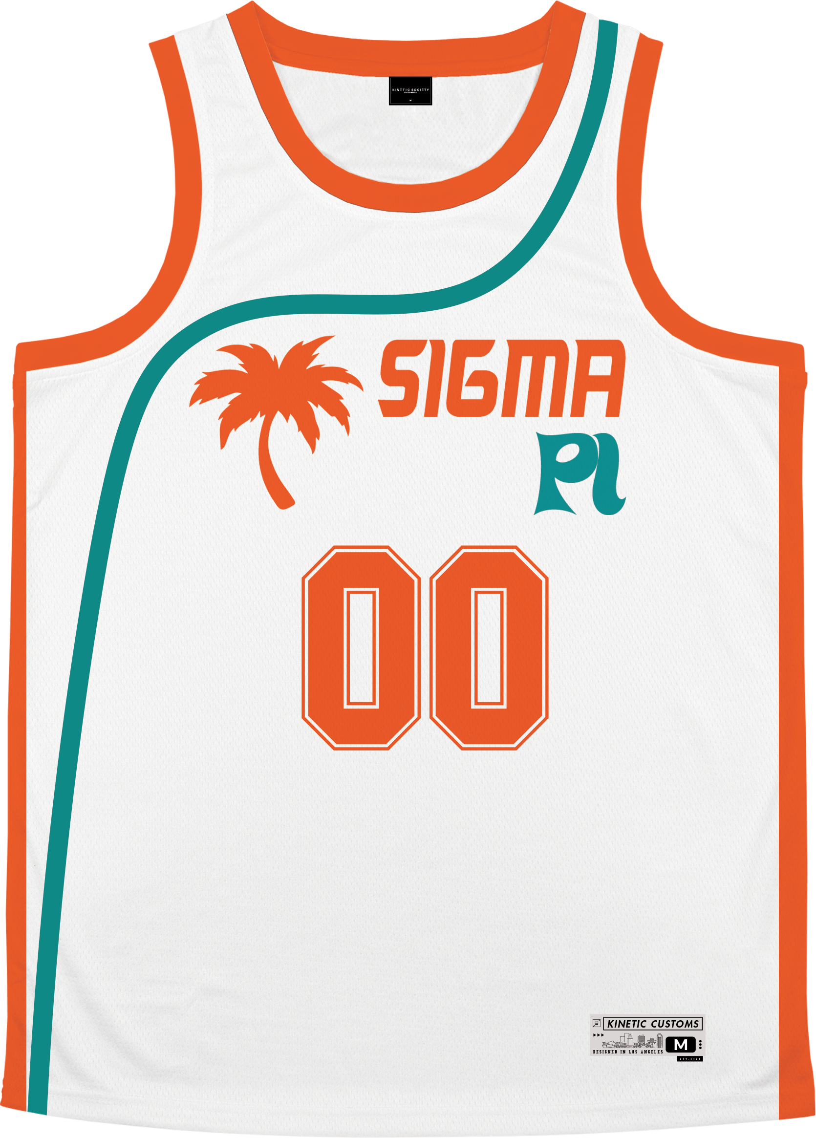 Sigma Pi - Tropical Basketball Jersey Premium Basketball Kinetic Society LLC 