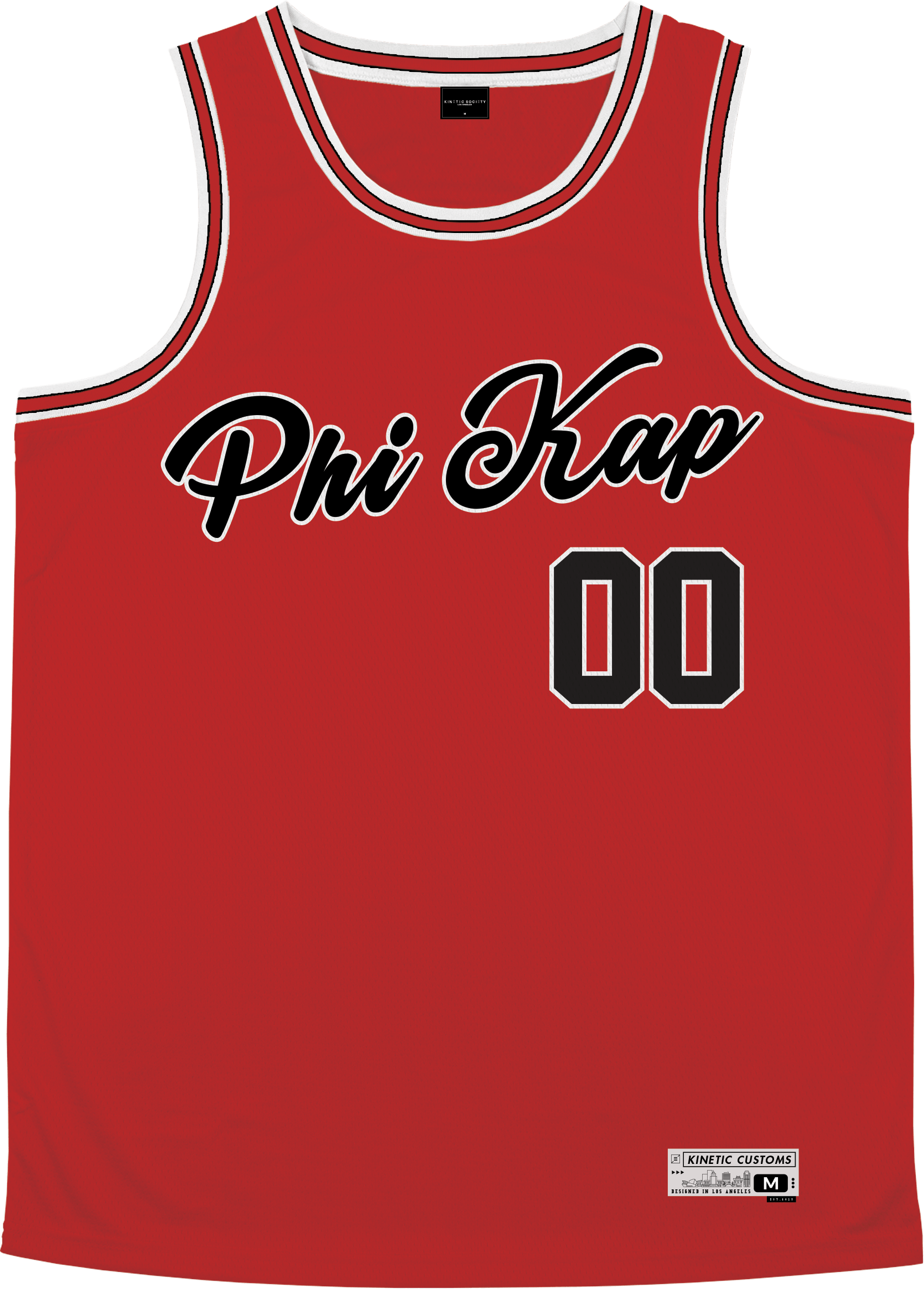 Phi Kappa Sigma - Big Red Basketball Jersey - Kinetic Society