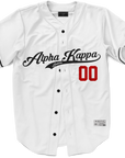 Alpha Kappa Lambda - Classic Ballpark Red Baseball Jersey