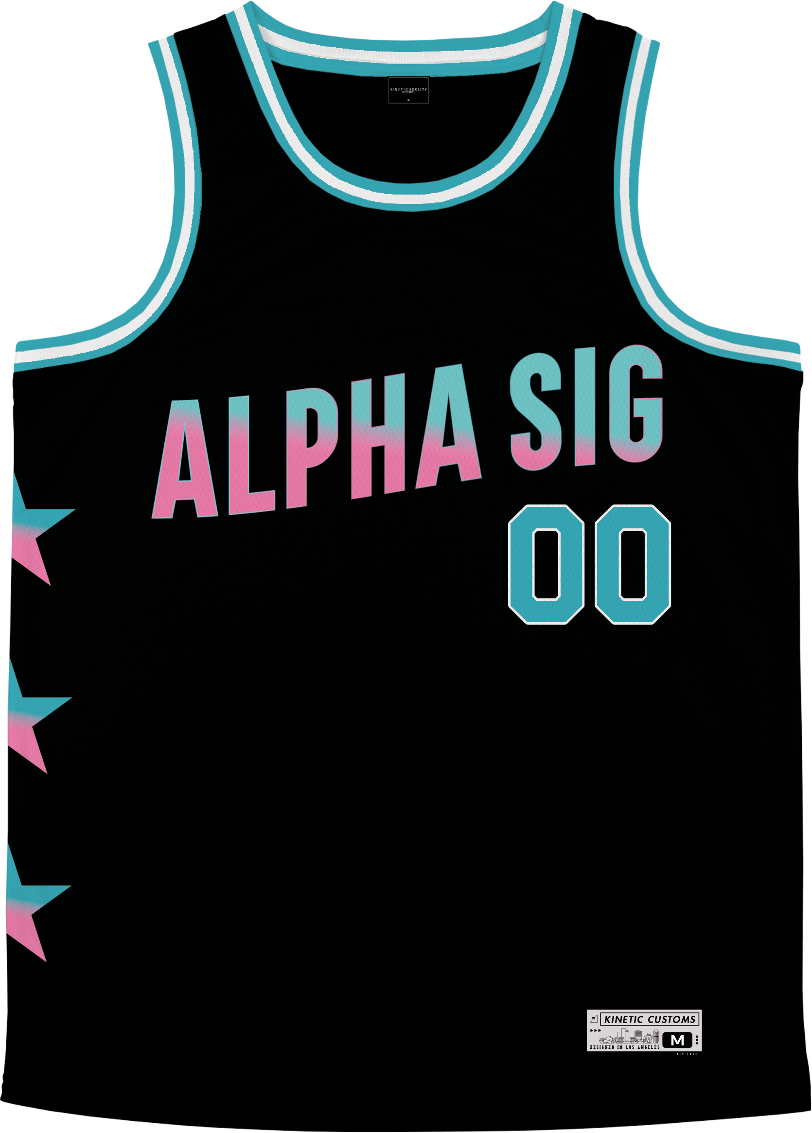 Alpha Sigma Phi - Cotton Candy Basketball Jersey - Kinetic Society