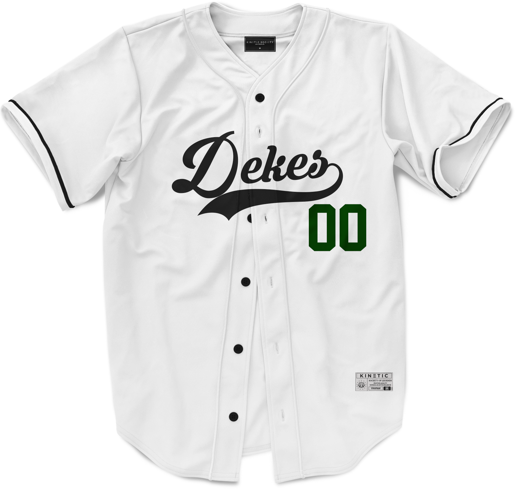 Delta Kappa Epsilon - Classic Ballpark Green Baseball Jersey