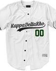 Kappa Delta Rho - Classic Ballpark Green Baseball Jersey