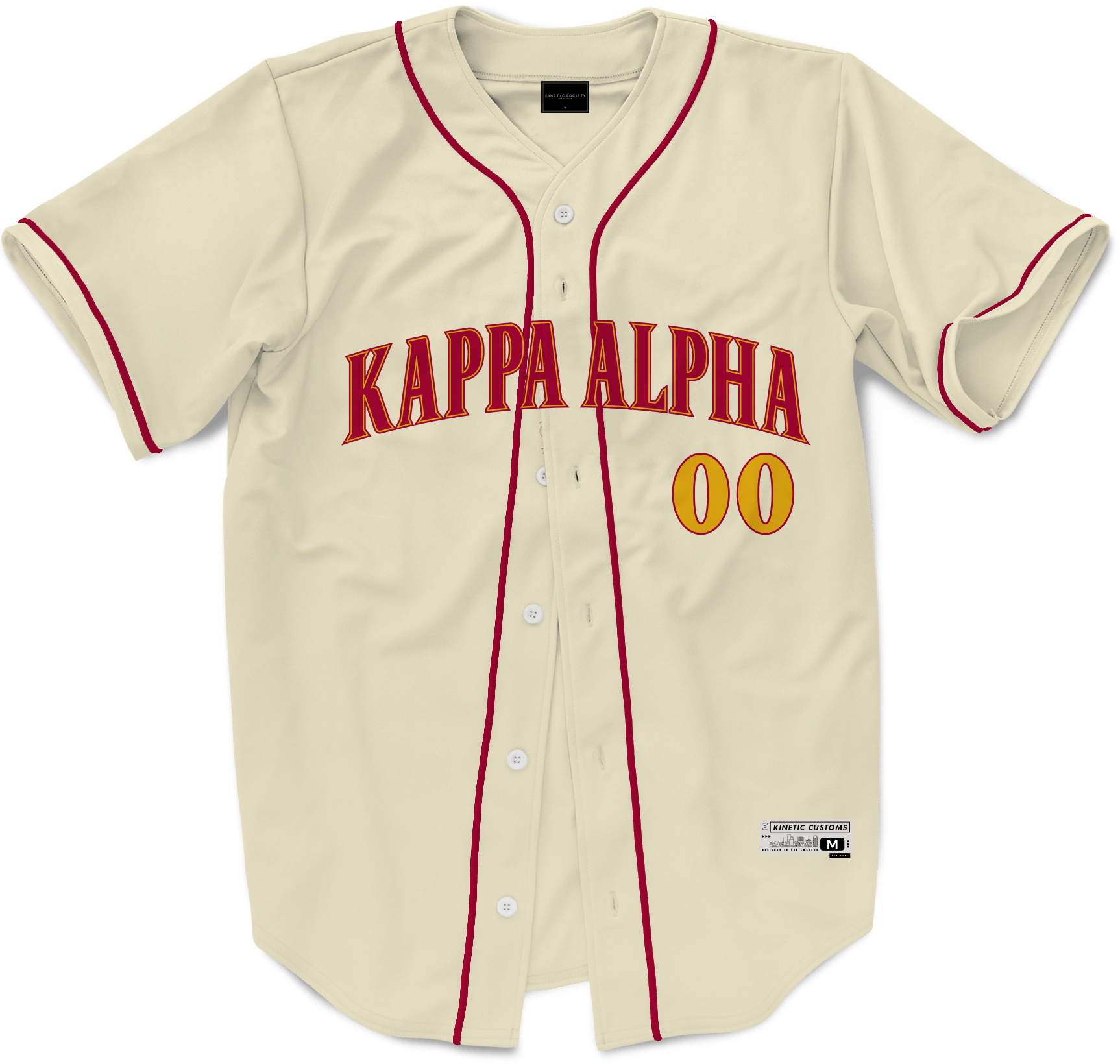 Kappa Alpha Order - Cream Baseball Jersey – Kinetic Society LLC