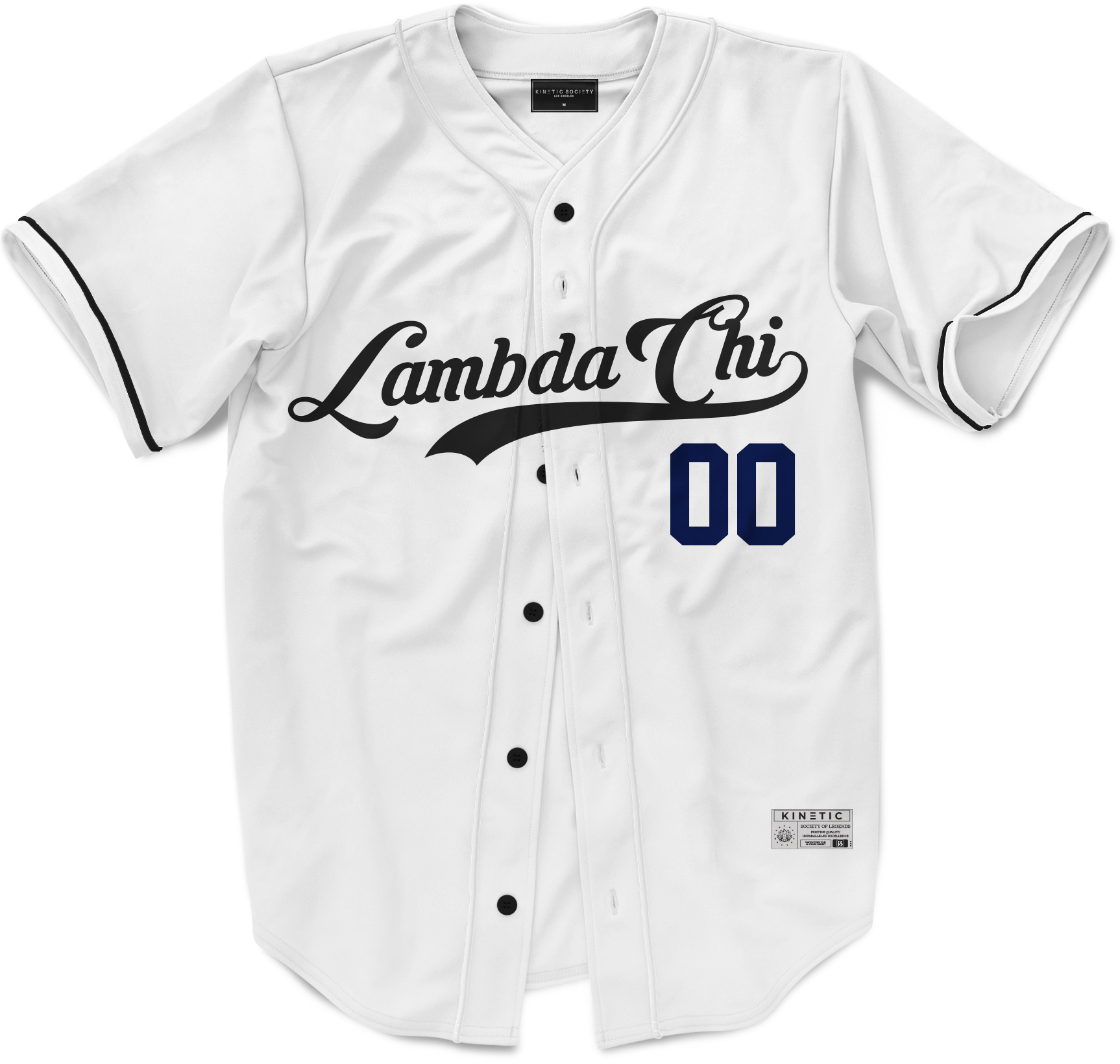 Lambda Chi Alpha - Classic Ballpark Blue Baseball Jersey