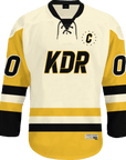Kappa Delta Rho - Golden Cream Hockey Jersey - Kinetic Society