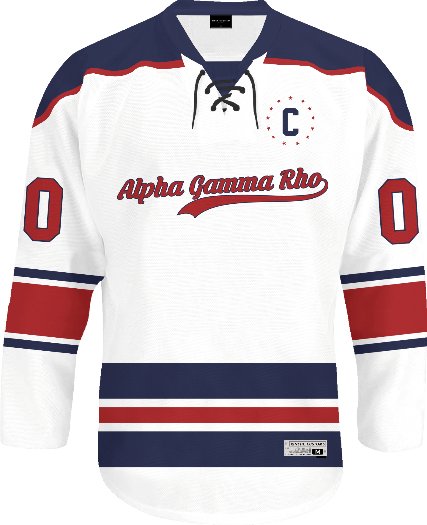 Alpha Gamma Rho - Captain Hockey Jersey - Kinetic Society