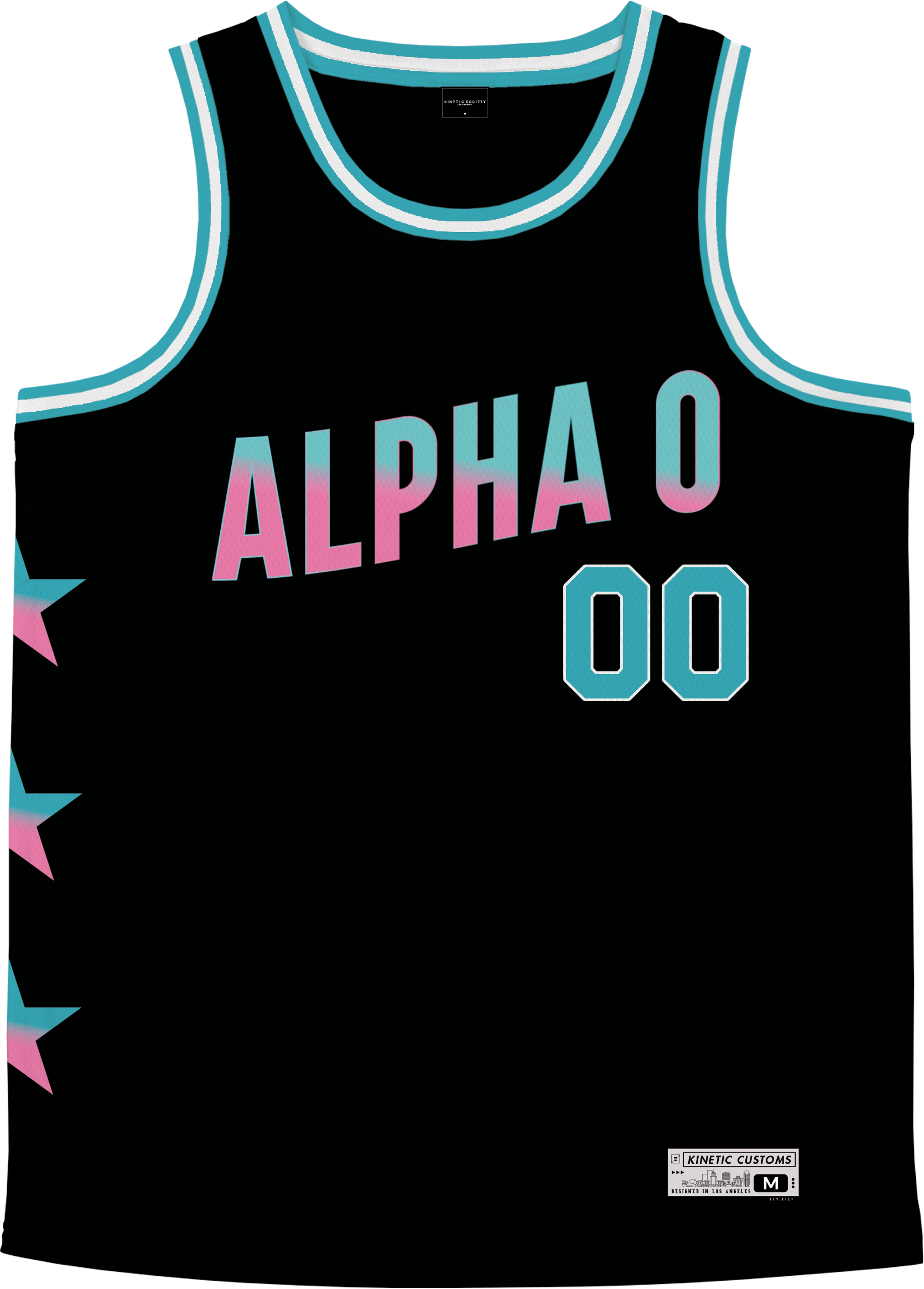 Alpha Omicron Pi - Cotton Candy Basketball Jersey - Kinetic Society