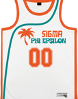 Sigma Phi Epsilon - Tropical Basketball Jersey Premium Basketball Kinetic Society LLC 