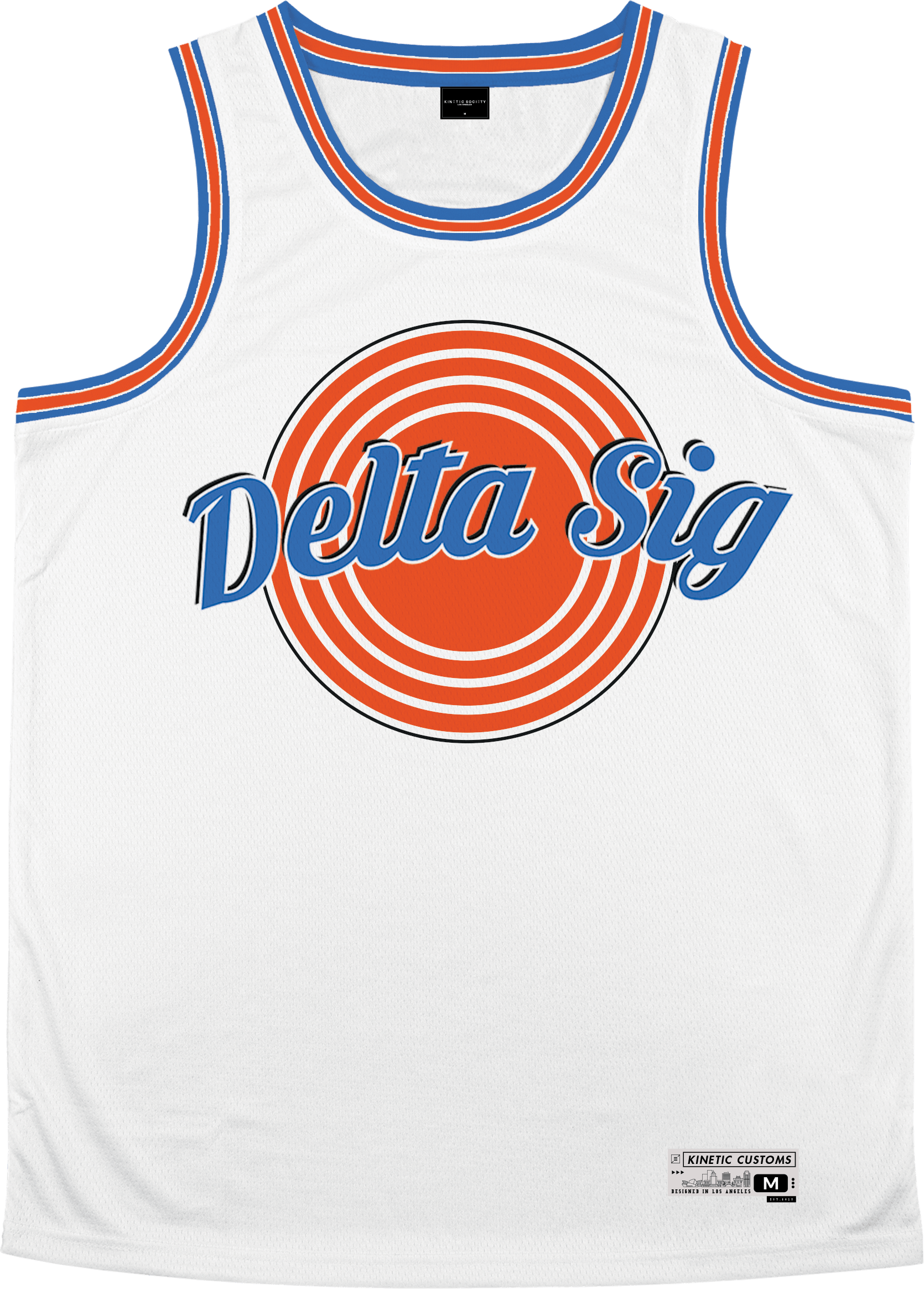 Delta Sigma Phi - Vintage Basketball Jersey - Kinetic Society