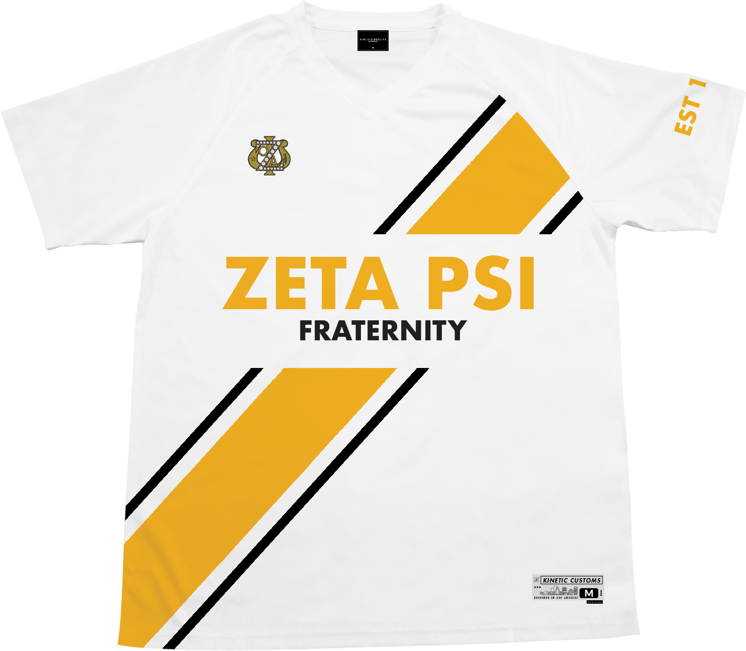 Zeta Psi - Home Team Soccer Jersey - Kinetic Society