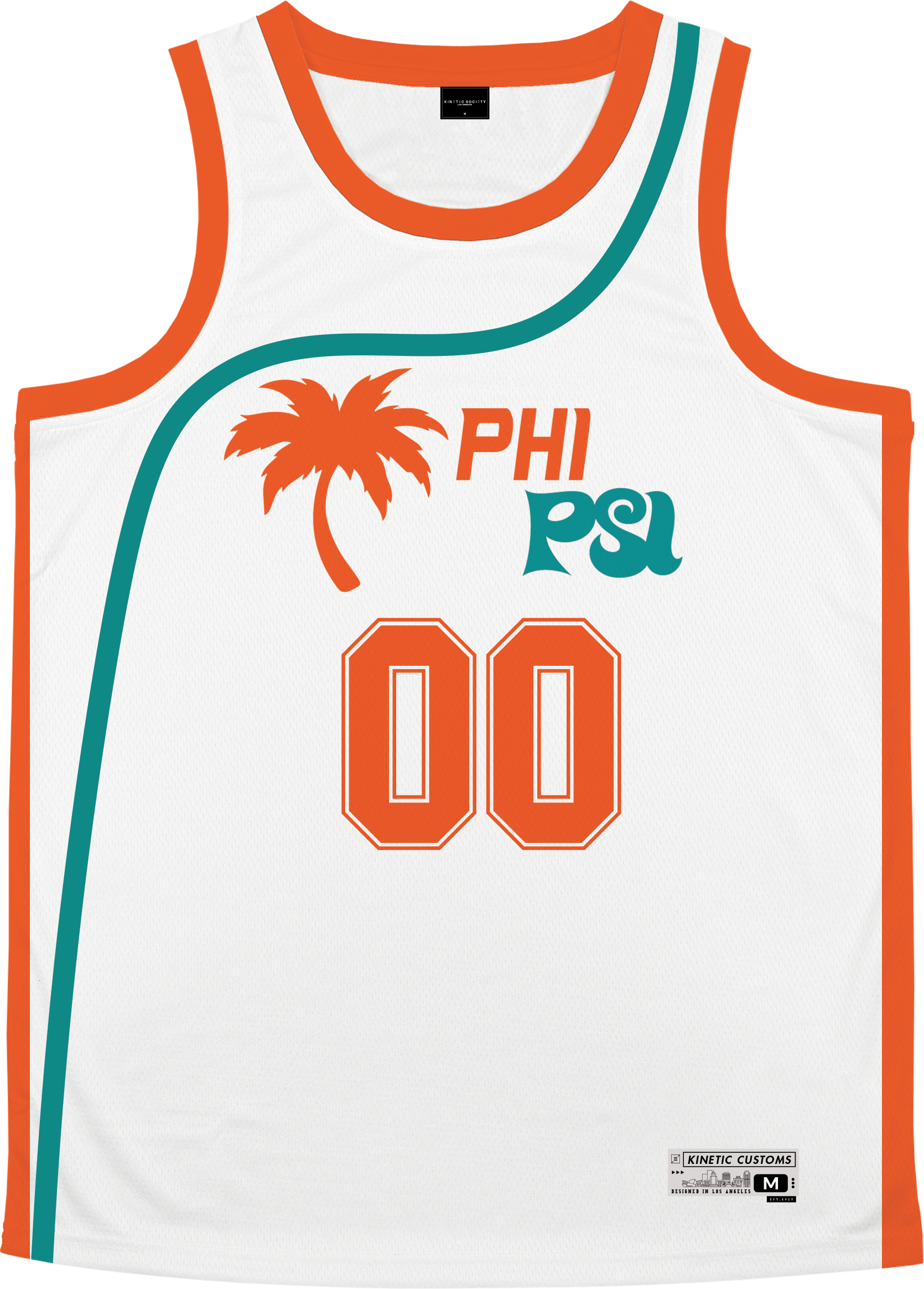 Phi Kappa Psi - Tropical Basketball Jersey Premium Basketball Kinetic Society LLC 