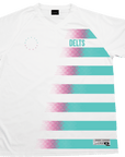 Delta Tau Delta - White Candy Floss Soccer Jersey - Kinetic Society