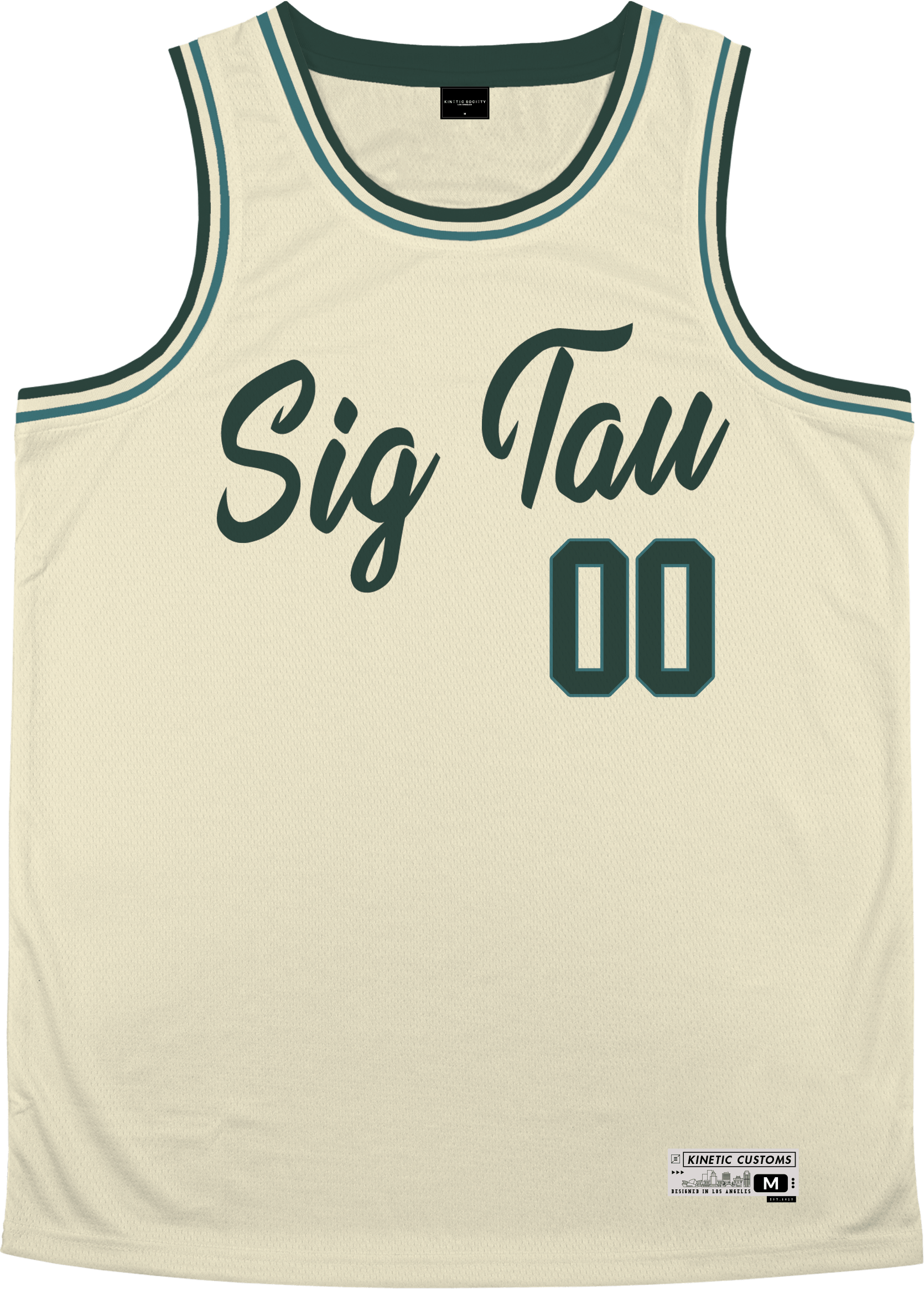 Sigma Tau Gamma - Buttercream Basketball Jersey - Kinetic Society