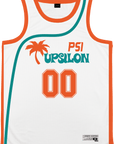 Psi Upsilon - Tropical Basketball Jersey Premium Basketball Kinetic Society LLC 